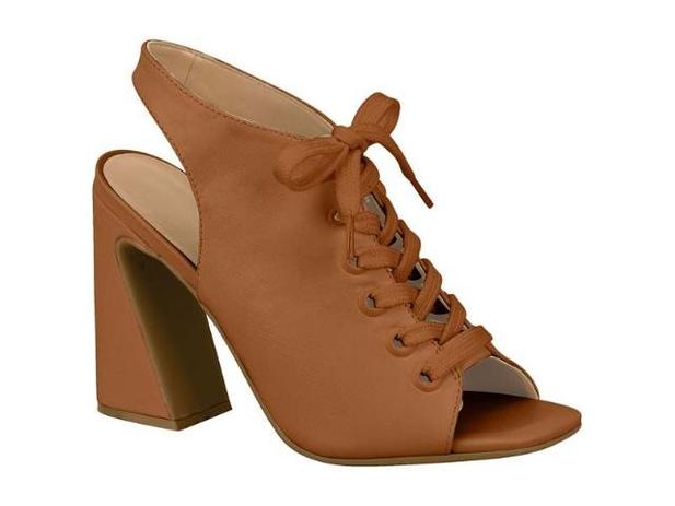 sandalia peep toe vizzano