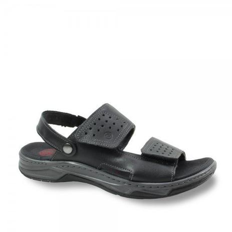 sandalia masculina de couro fechada