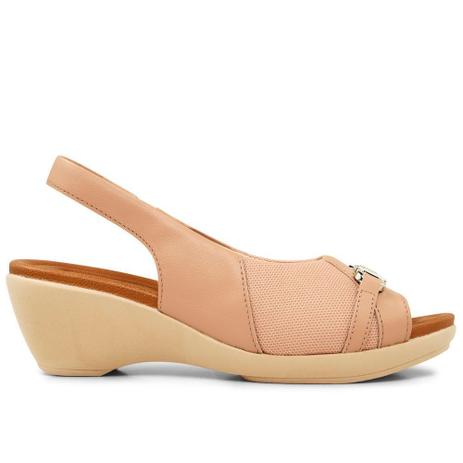 Sandália Plataforma De Couro Quarzto Com Enfeite - Usaflex - Sandália  Feminina - Magazine Luiza