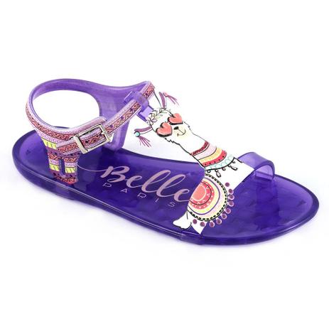 Sandália Plugt Belle Paris Lhama Infantil Menor preço em Sandália Plugt Belle Paris Lhama Infantil