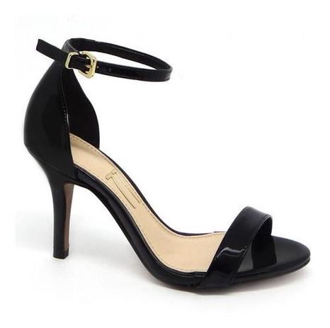 sandalia de festa preta