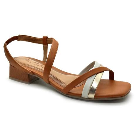 Sandália Ramarim Baixa Tiras Camel Feminino - Sandália Feminina - Magazine  Luiza