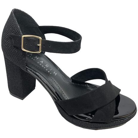 sandalia salto retro