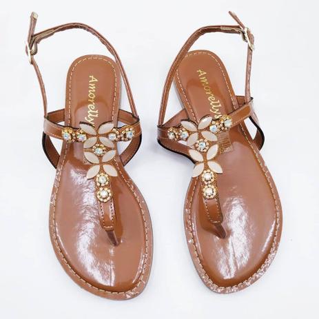 sandalia rasteira delicada