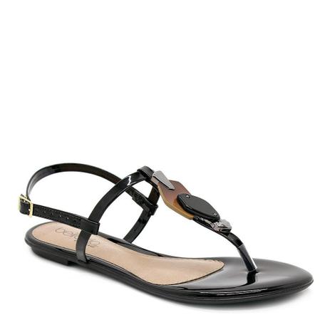 Sandália Rasteira Beira Rio 8384.231 Preta - Sandália Feminina - Magazine  Luiza