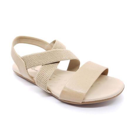 sandália rasteira conforto modare elástico