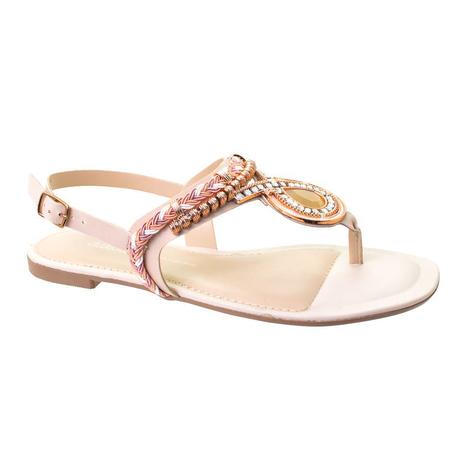 sandalia rasteira dakota com pedras