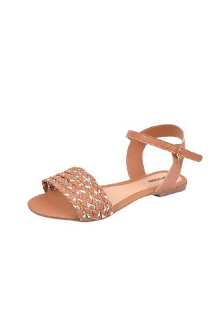 sandália rasteira confortável