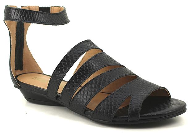 rasteira gladiadora preta