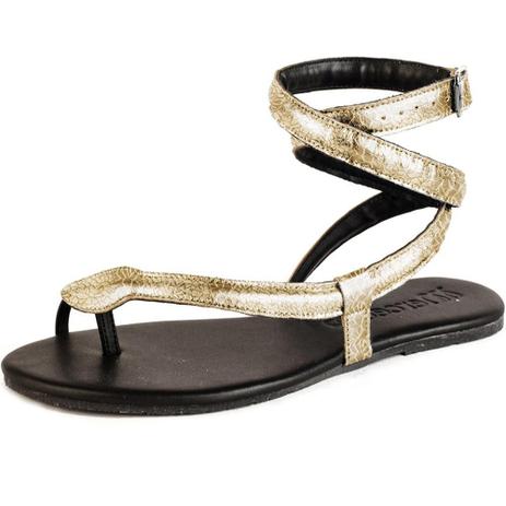 sandalia rasteira cobra