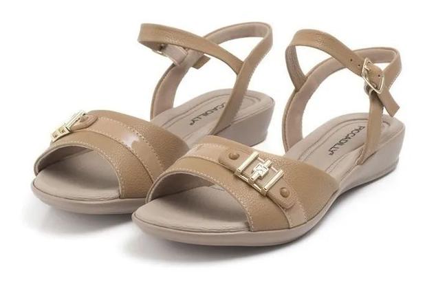 Sandália Rasteira Piccadilly Feminino Rel Verniz 500214 Tan com Nude - Rasteirinha  Feminina - Magazine Luiza