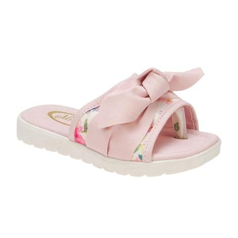 Sandália Rasteirinha Infantil Menina Laço Estampa Flores - Aliny - Rasteirinha  Infantil - Magazine Luiza