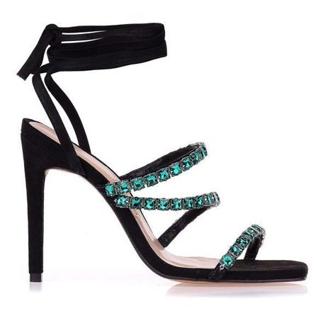 Sandalia salto alto nobuck preto uza shoes - Outros Moda e Acessórios -  Magazine Luiza