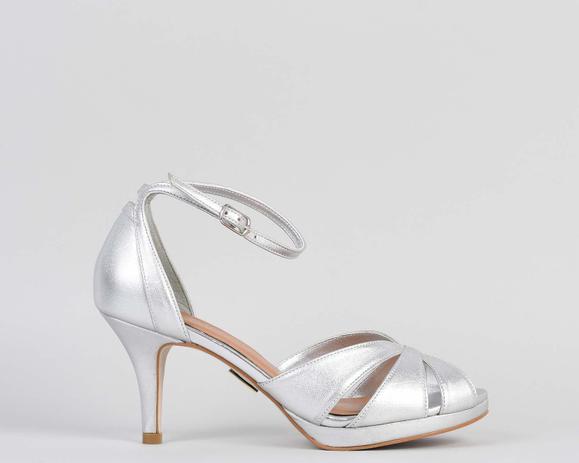 Sandália Salto Fino 7cm Couro Prata CBK - CHIBINSKI - Outros Moda e  Acessórios - Magazine Luiza