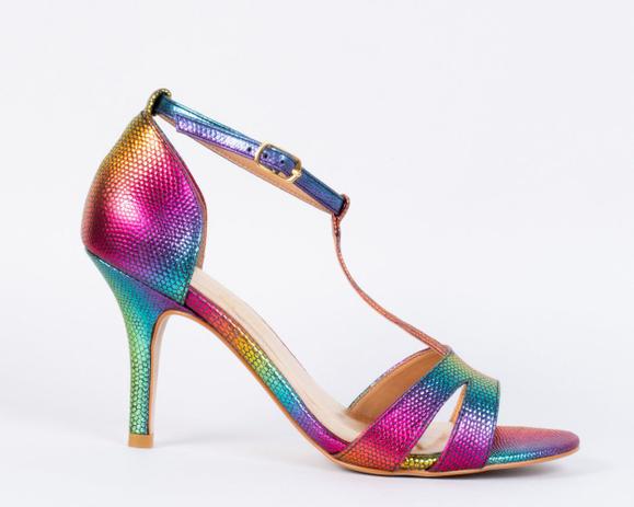 Sandália Salto Fino 7cm Croco Couro Tie Dye CBK - CHIBINSKI - Outros Moda e  Acessórios - Magazine Luiza