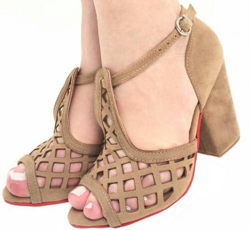 sandalia solado grosso