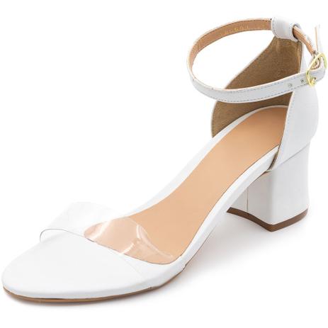 sandalias salto grosso medio