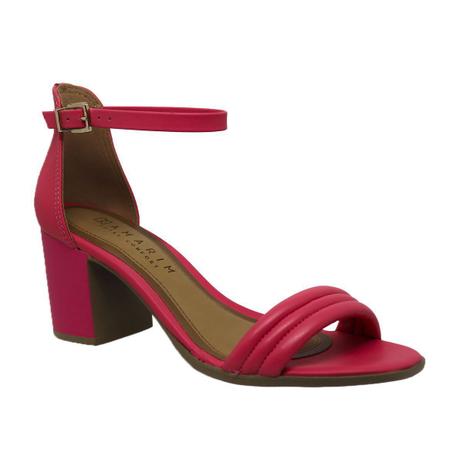 Sandália Salto Quadrado Ramarim Feminino - Rosa - Sandália Feminina -  Magazine Luiza