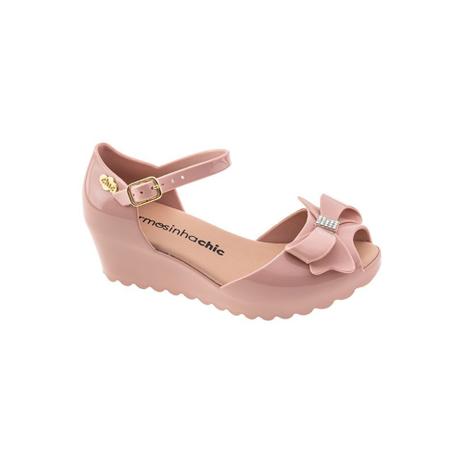 sandália salto infantil