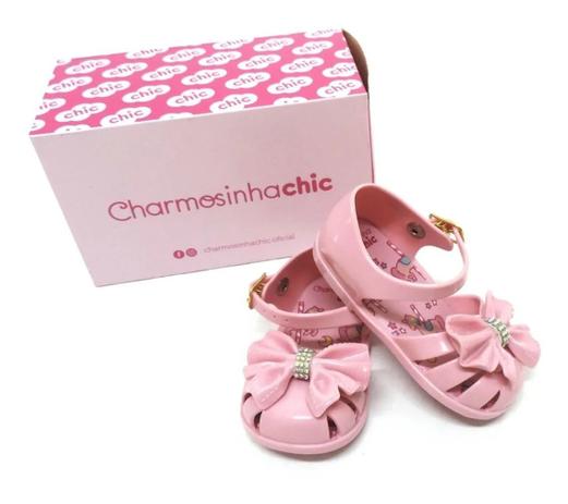 sandalia infantil charmosinha chic