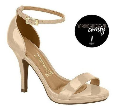 Sandalia Social Vizzano Salto Fino Alto 6210.655 Envernizado - Sandália  Feminina - Magazine Luiza