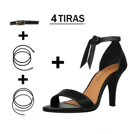 sandalias de tiras salto alto