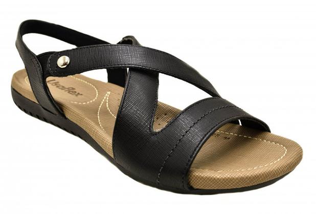 Sandalia Usaflex Feminino Preto/bege R1804 - Sandália Feminina - Magazine  Luiza