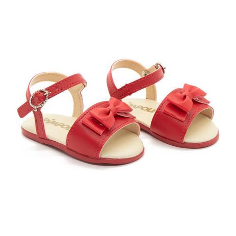 sandalia pimpolho vermelha