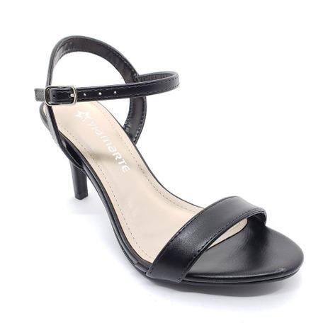 Sandalia Salto Fino 18-21405 - Via Marte (89) - Rouge/rouge em Promoção |  Ofertas na Americanas
