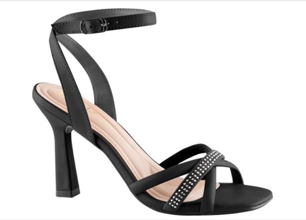 Sandália Via Uno Salto Fino Social Brilho 494008 Feminina - Sandália  Feminina - Magazine Luiza