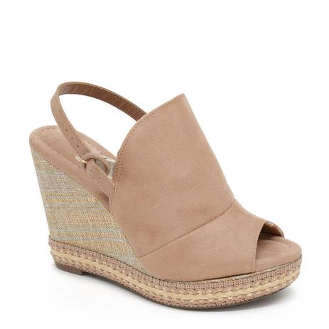 Sandália Vizzano Anabela 6283.4046 Camurça Nude - Sandália Feminina -  Magazine Luiza