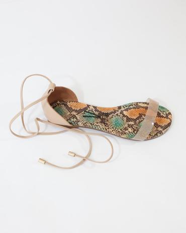 Sandália vizzano cobra - Sandália Feminina - Magazine Luiza