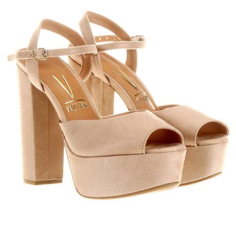 Sandália Vizzano Feminino Salto Meia Pata Camurça Flex 6282100 - Sandália  Feminina - Magazine Luiza