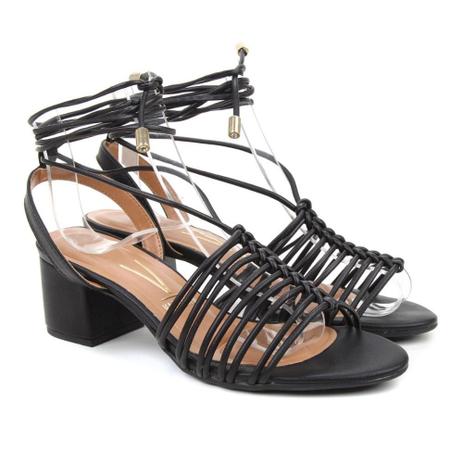 Sandália Vizzano Multi Tiras Salto Baixo Feminina - Sandália Feminina -  Magazine Luiza