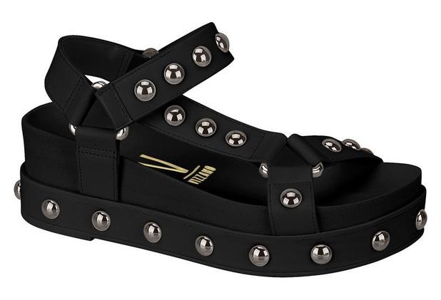 sandalia flatform alta