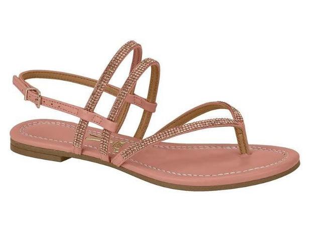 Sandália Feminina Salto Alto Cetim Strass Vizzano | Marisa