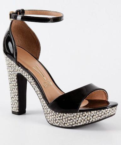 sandália vizzano verniz