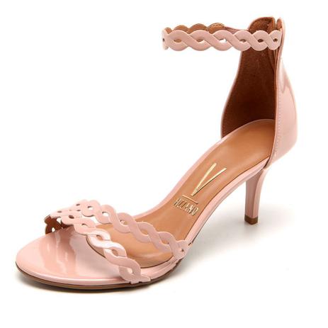 sandalia vizzano verniz rosa