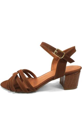 Sandália zhaceci salto baixo marrom - ZHA CECI - Outros Moda e Acessórios -  Magazine Luiza