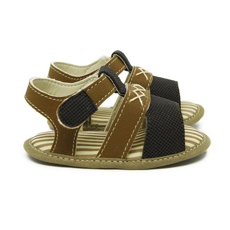 Sandalinha Infantil Menino Sapatinho Recém Nascido Moda Bebe Castanho -  Carinha de Nene - No Magalu - Magazine Luiza