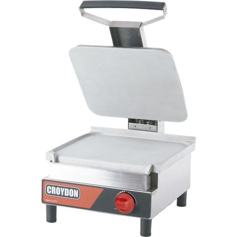 Sanduicheira à Gás Simples Chapa Lisa de Alumínio e Inox SASL-G - Croydon Menor preço em Sanduicheira à Gás Simples Chapa Lisa de Alumínio e Inox SASL-G - Croydon