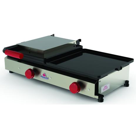 Sanduicheira Dupla Grill Inox Chapa Para Lanches Hamburguer Progas - Progás Menor preço em Sanduicheira Dupla Grill Inox Chapa Para Lanches Hamburguer Progas - Progás