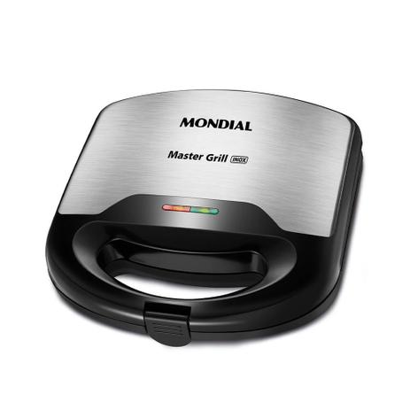 Sanduicheira e Grill Mondial Master Grill Inox S20 Preto - 750w 220v é boa?