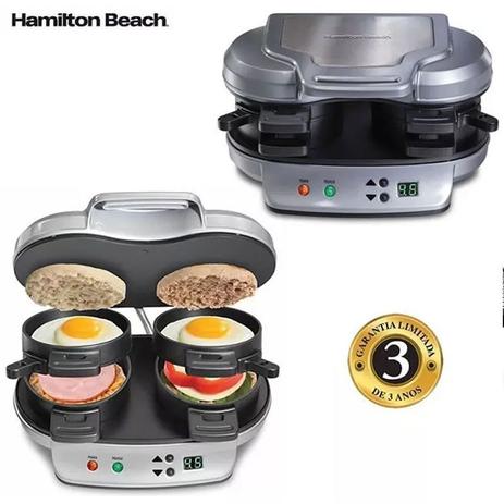 Sanduicheira E Grill Multi Uso Hamilton Beach 4 Em 1 Premium Menor preço em Sanduicheira E Grill Multi Uso Hamilton Beach 4 Em 1 Premium