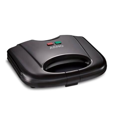 Sanduicheira Grill Arno SACB Antiaderente Preta 700W - 220v Menor preço em Sanduicheira Grill Arno SACB Antiaderente Preta 700W - 220v