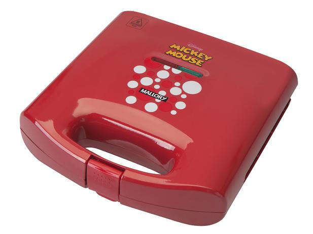 Sanduicheira/Grill Mallory Mickey Mouse - 750W Antiaderente Vermelho Menor preço em Sanduicheira/Grill Mallory Mickey Mouse - 750W Antiaderente Vermelho