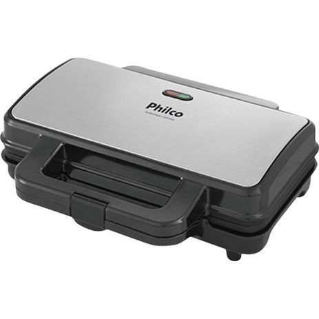 Sanduicheira Grill Philco Inox PGR02I Preta e Prata Menor preço em Sanduicheira Grill Philco Inox PGR02I Preta e Prata