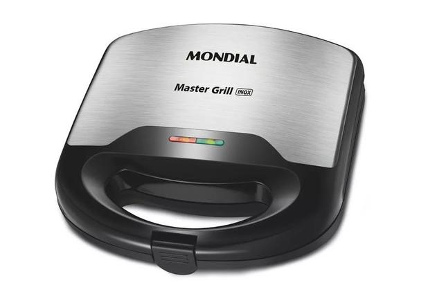 Sanduicheira Mondial Master Grill Inox S-20