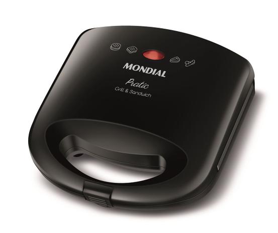 Sanduicheira Pratic Grill (SN-01) - Mondial Menor preço em Sanduicheira Pratic Grill (SN-01) - Mondial