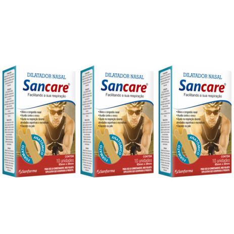 Sanfarma Dilatador Nasal Masculino C/10 (Kit C/03) Menor preço em Sanfarma Dilatador Nasal Masculino C/10 (Kit C/03)